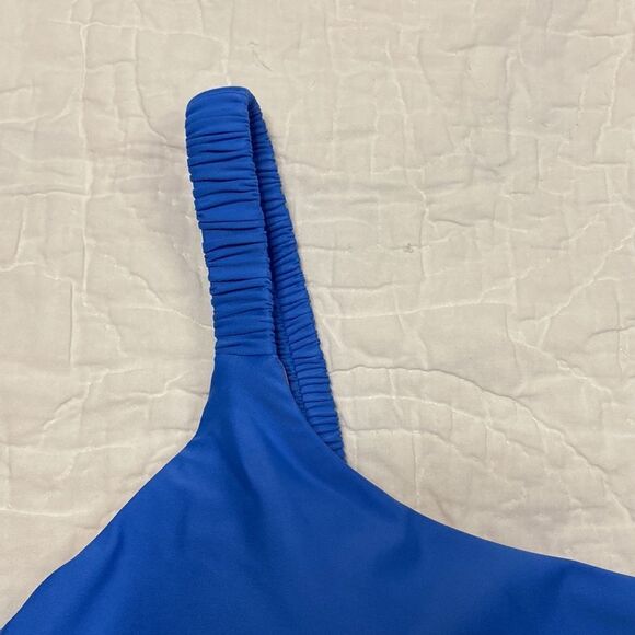 NWT J.Crew Scrunchie-strap squareneck bikini top size XL - Picture 4 of 9